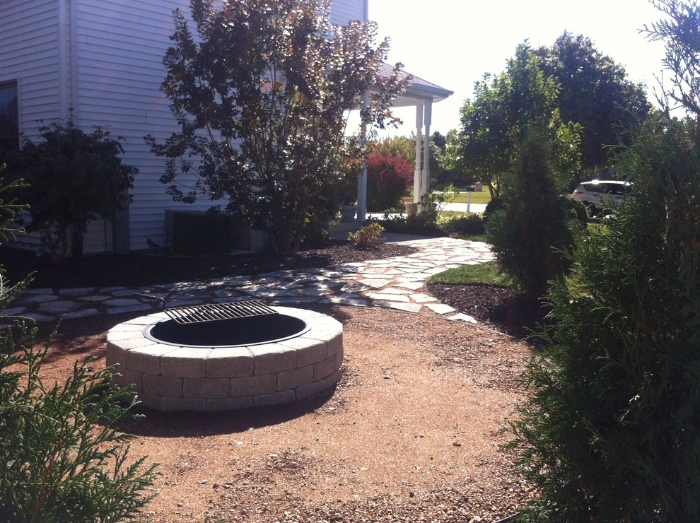 Re-purposed Walks with Fire Pit and New Patio by Hively Landscaping Inc. - Photo 11
