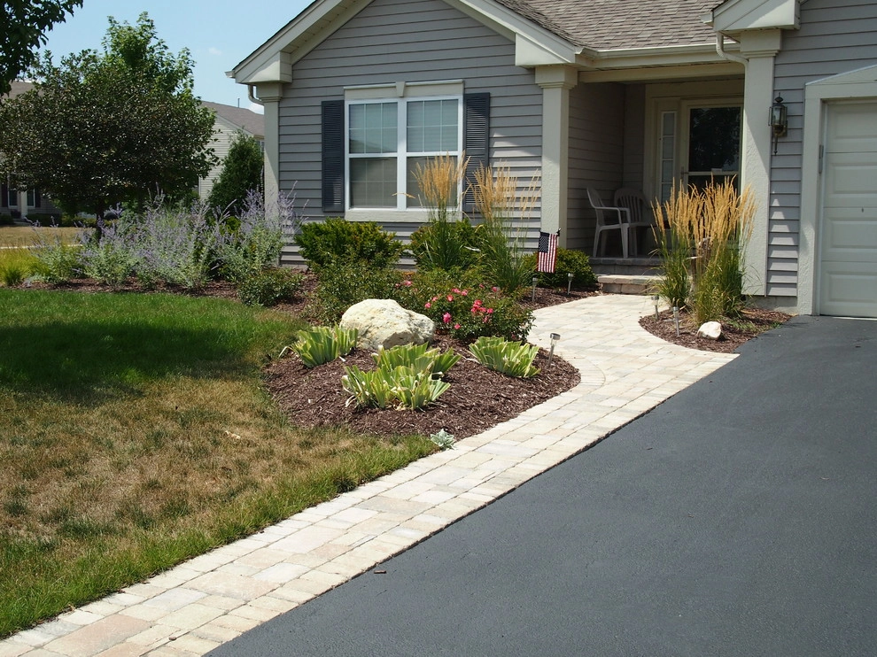 Paver Walk along Drive and Plantings by Hively Landscaping Inc. - Photo 3