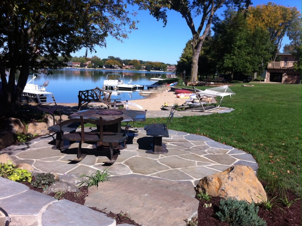 Natural Stone Lakeside Patios by Hively Landscaping Inc. - Photo 6