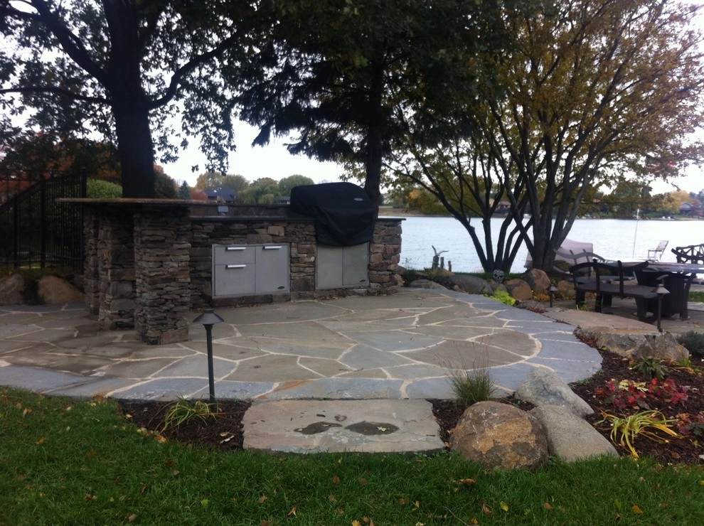 Natural Stone Lakeside Patios by Hively Landscaping Inc. - Photo 2