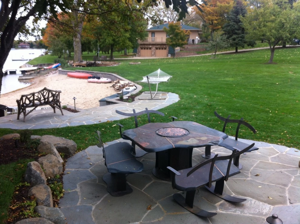 Natural Stone Lakeside Patios by Hively Landscaping Inc. - Photo 5