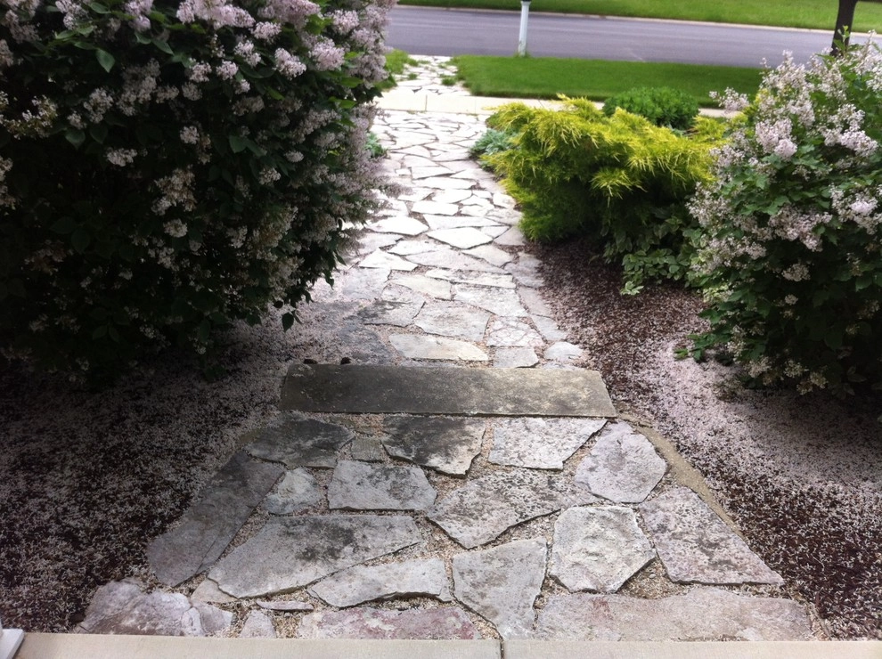 Re-purposed Walks with Fire Pit and New Patio by Hively Landscaping Inc. - Photo 9