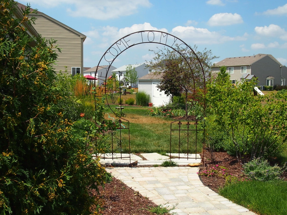 Paver Walk along Drive and Plantings by Hively Landscaping Inc. - Photo 5