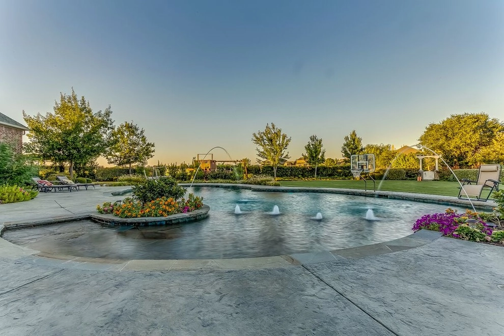 Freeform Pool and Detached Spa by Hobert Pools by Hobert Pools And Spas - Photo 2