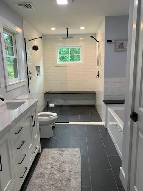 Restrooms by Silver Fox Construction Services - Photo 2