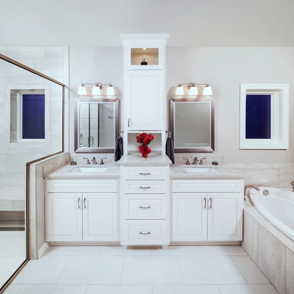 Restrooms by Sanwick Remodeling Contractors - Photo 8