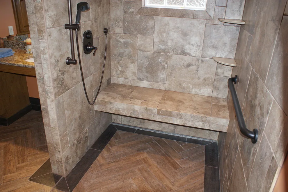 Restrooms by Sanwick Remodeling Contractors - Photo 6