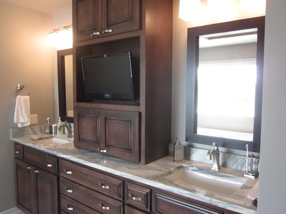 Restrooms by Sanwick Remodeling Contractors - Photo 4
