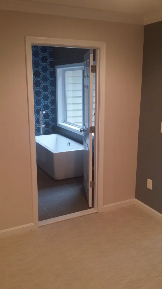 Vibrant Blue Mosaic Bathroom by RJZ Home Improvements, LLC - Photo 8