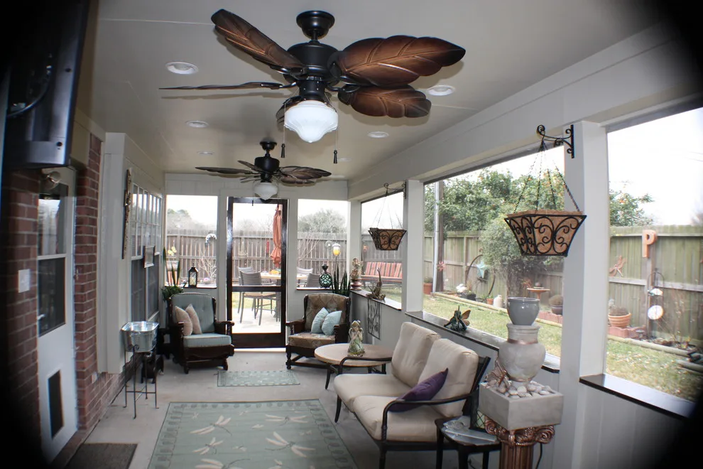 Bayou Bend Patio Screen and Fire Pit by Rick O's Construction And Remodeling - Photo 4