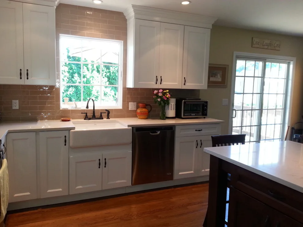 Elegant Two-Level Kitchen by Heinold Home Improvement LLC - Photo 3