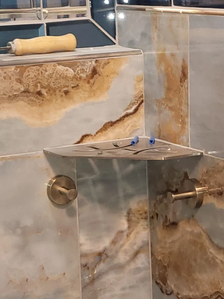 Stunning azure washroom by Spot On Remodeling Corporation - Photo 2