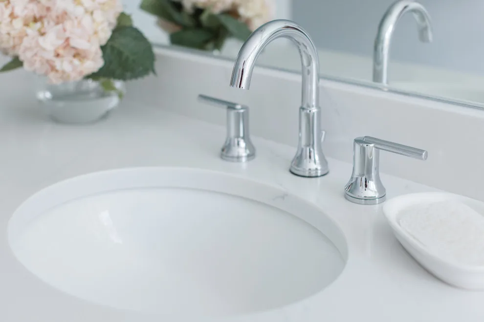 Stunning Blue Pebble Creek Bathroom Makeover by Buck The Builder - Photo 17