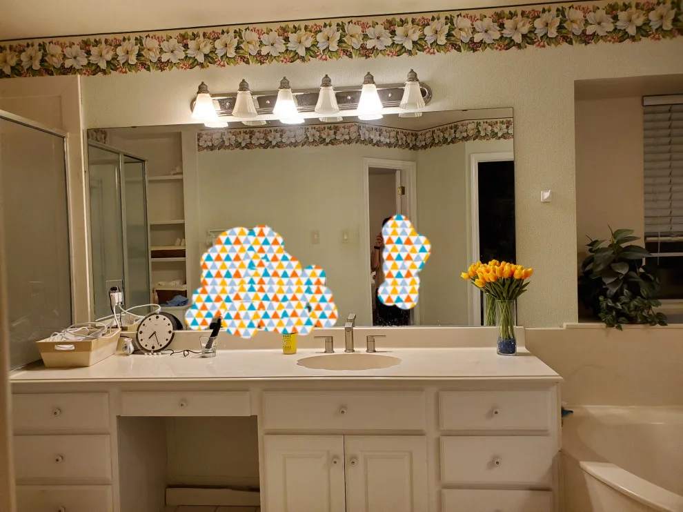 Stunning Blue Pebble Creek Bathroom Makeover by Buck The Builder - Photo 16