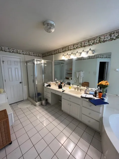 Stunning Blue Pebble Creek Bathroom Makeover by Buck The Builder - Photo 8