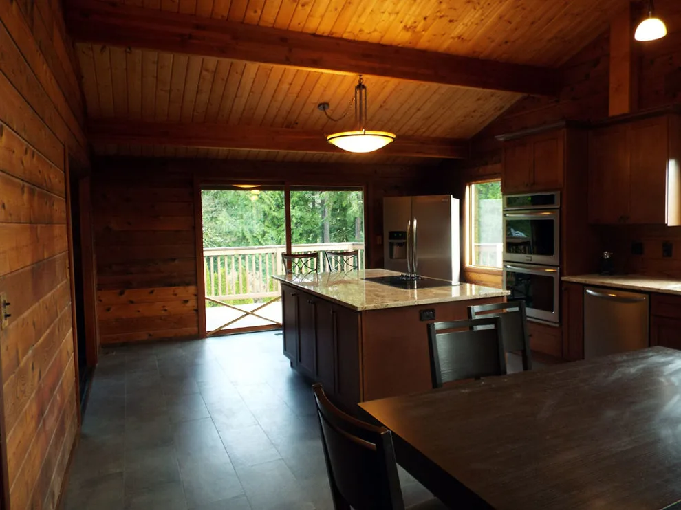 Charming Renovation of a Log Cabin Kitchen by Gesang Remodeling - Photo 4