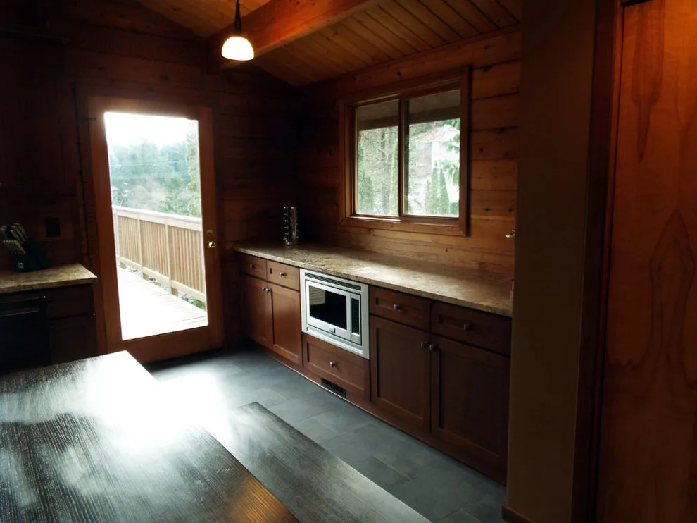 Charming Renovation of a Log Cabin Kitchen by Gesang Remodeling - Photo 8