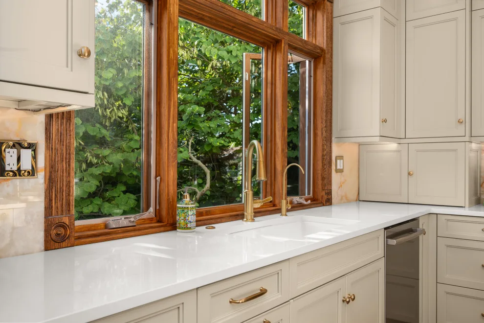 Contemporary Organic Transitional Kitchen - Lombard by Carpentry With Integrity, Inc. - Photo 3