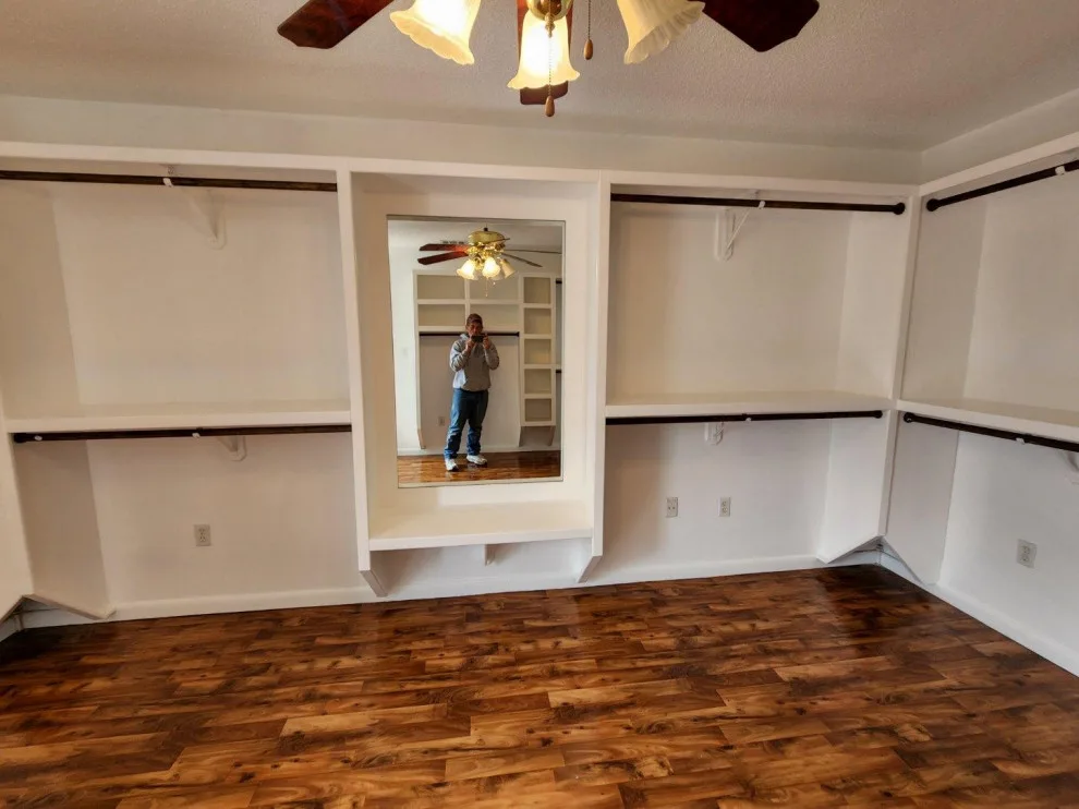 Bedroom Transformation to Custom Closet by A & T Designs And Remodel - Photo 11