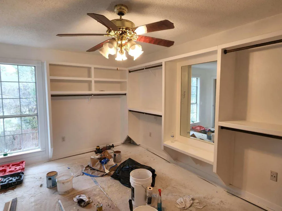 Bedroom Transformation to Custom Closet by A & T Designs And Remodel - Photo 9