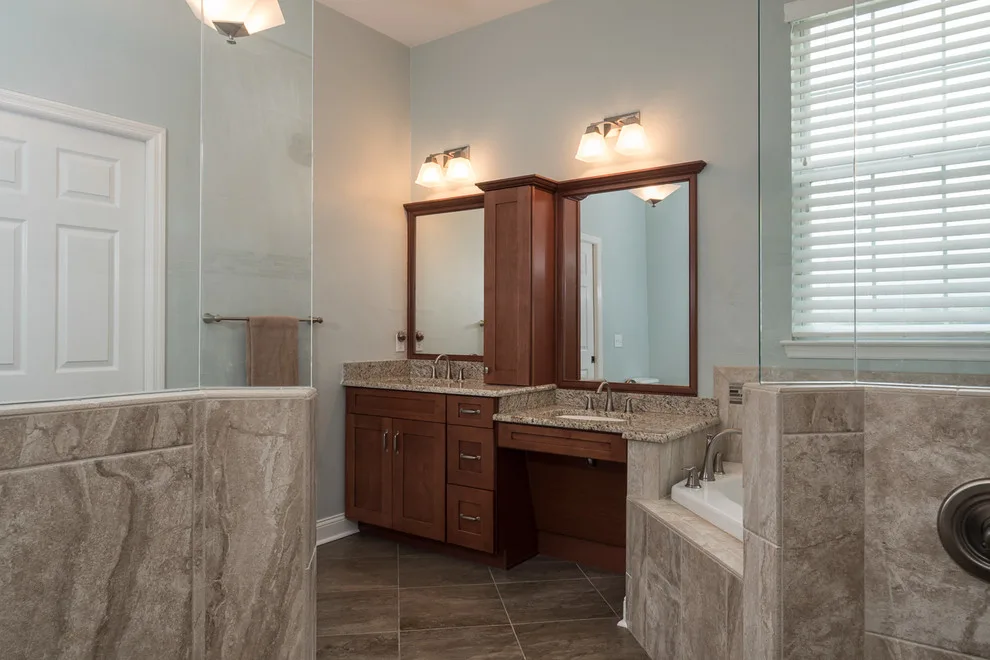 Master Bath Renovation with ADA Improvements: Before and After by Robinson Renovation & Custom Homes, Inc. - Photo 3