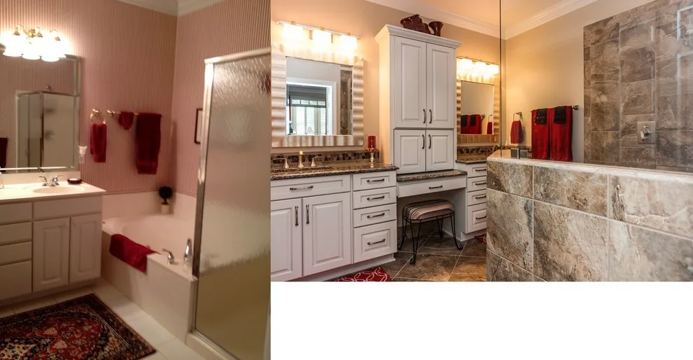 Before and After Photos Side by Side by North Carolina Custom Construction, LLC - Photo 13