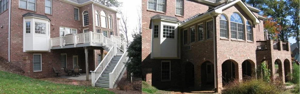 Before and After Photos Side by Side by North Carolina Custom Construction, LLC - Photo 5