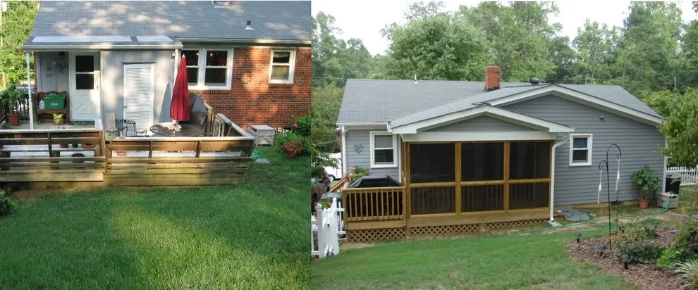 Before and After Photos Side by Side by North Carolina Custom Construction, LLC - Photo 15