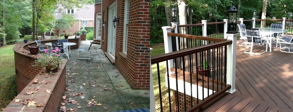 Before and After Photos Side by Side by North Carolina Custom Construction, LLC - Photo 3