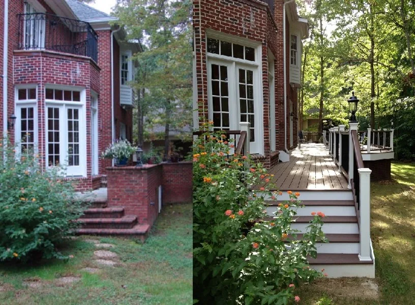 Before and After Photos Side by Side by North Carolina Custom Construction, LLC - Photo 10