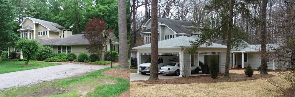 Before and After Photos Side by Side by North Carolina Custom Construction, LLC - Photo 18