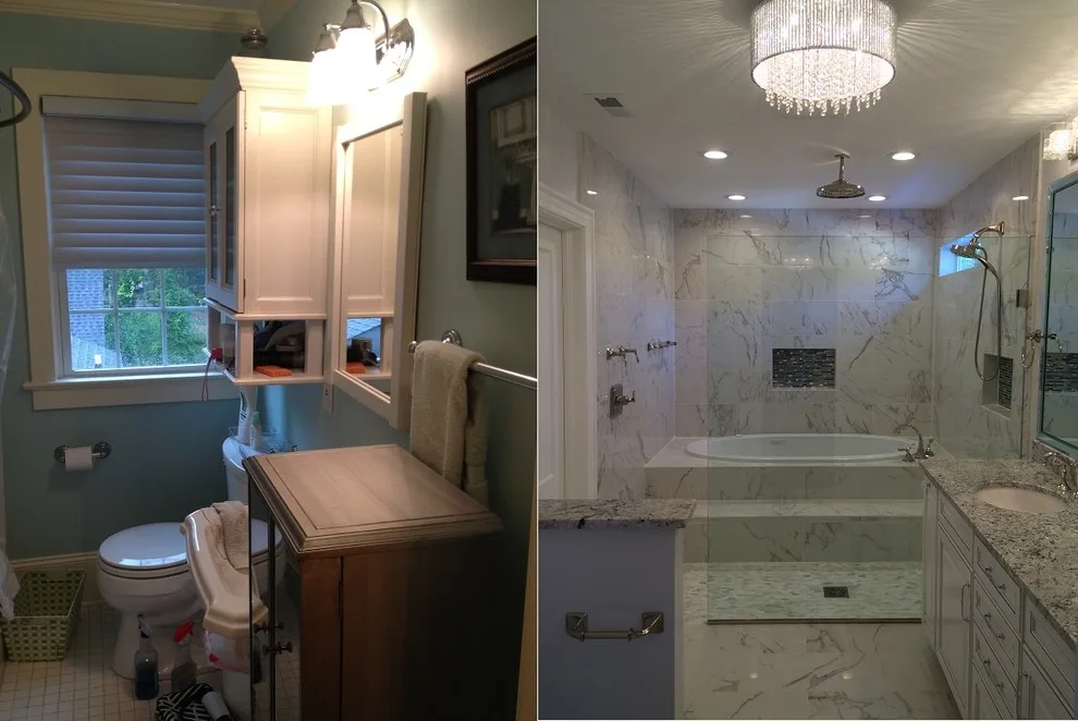 Before and After Photos Side by Side by North Carolina Custom Construction, LLC - Photo 12