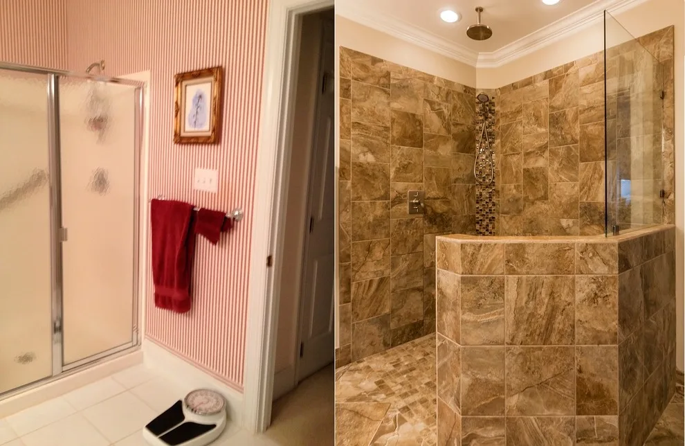Before and After Photos Side by Side by North Carolina Custom Construction, LLC - Photo 6