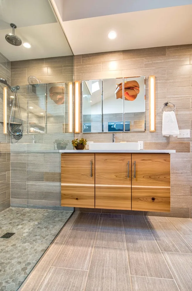 Contemporary Spa-Like Master Bathroom by Ealy Construction - Photo 12