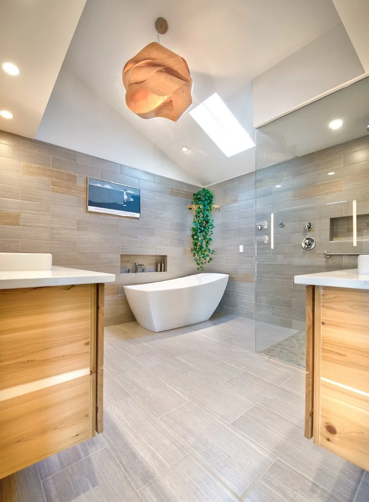 Contemporary Spa-Like Master Bathroom by Ealy Construction - Photo 10