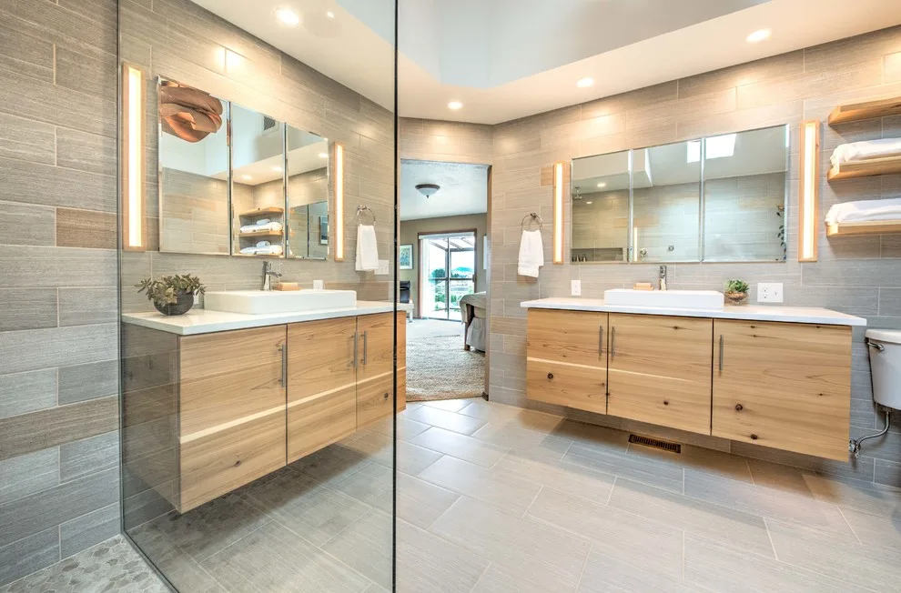Contemporary Spa-Like Master Bathroom by Ealy Construction - Photo 9