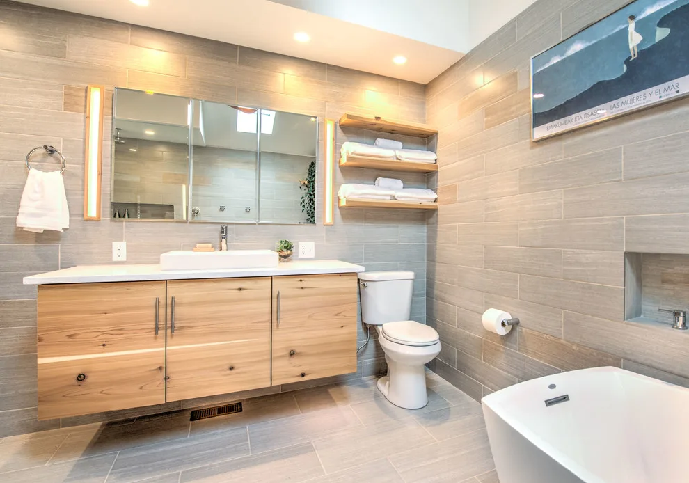Contemporary Spa-Like Master Bathroom by Ealy Construction - Photo 13