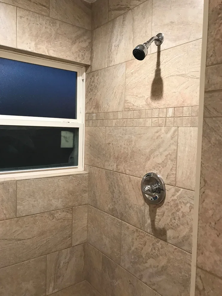 Tan Bathroom Renovation by Enterprises Tex Tile LLC - Photo 5