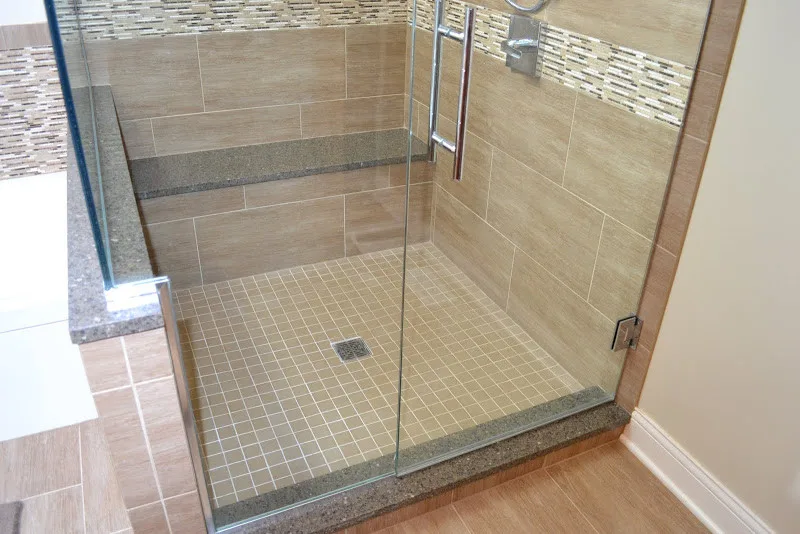 Neutral Transitional Bathroom by Primo J W Skutnik Custom Builder Inc - Photo 6