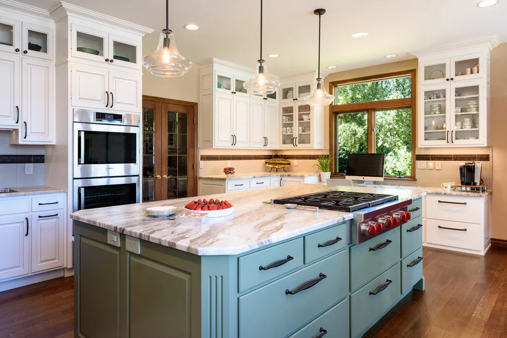 Spacious and Stunning White Kitchen Overlooking Lake Sammamish by McAdams Remodeling & Design - Photo 3