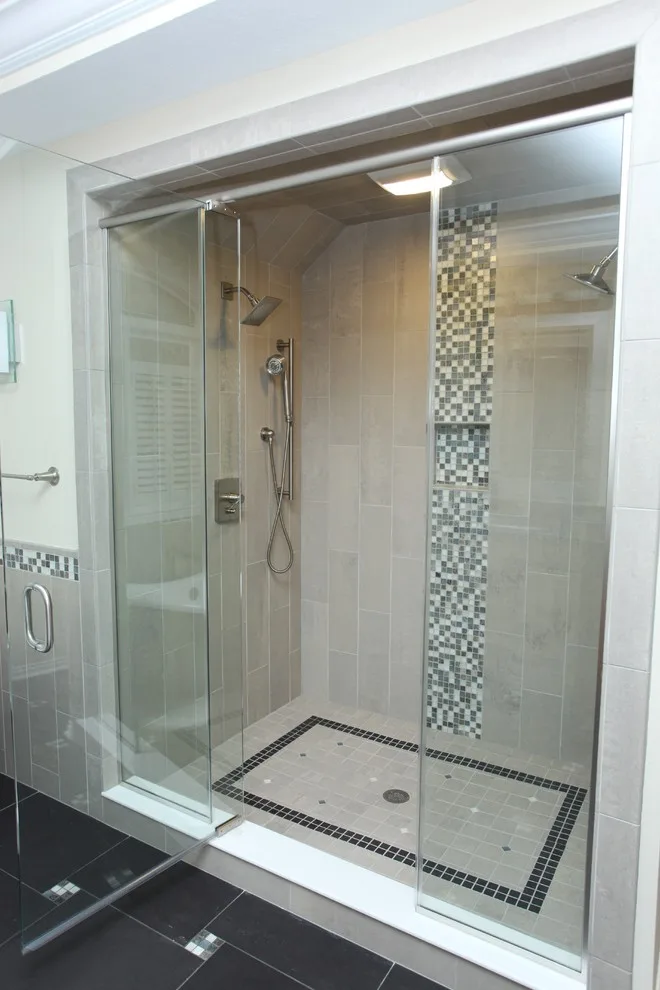 Traditional Master Bath Renovation with a Modern Touch by Booher Remodeling Company - Photo 2