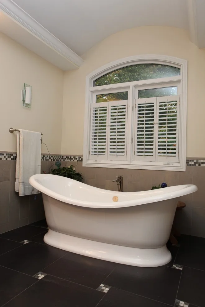 Traditional Master Bath Renovation with a Modern Touch by Booher Remodeling Company - Photo 4