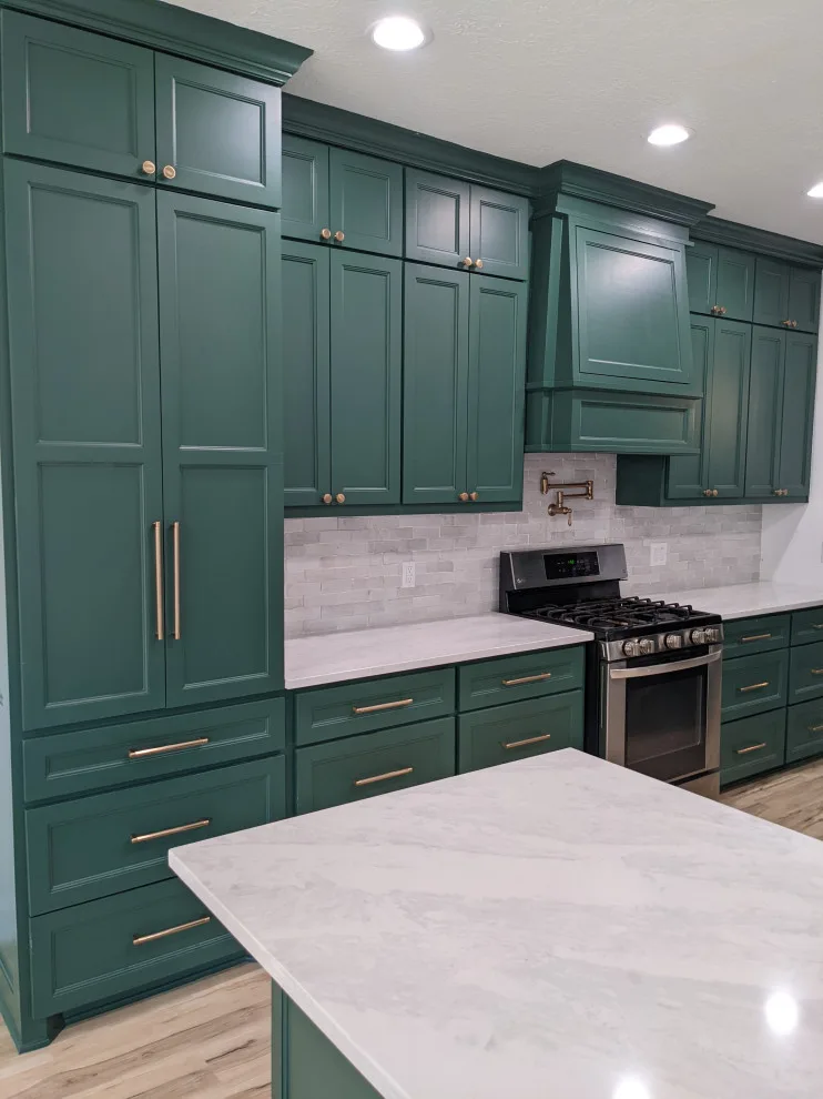 Pool Table Green Kitchen by Prime & Precision - Photo 8