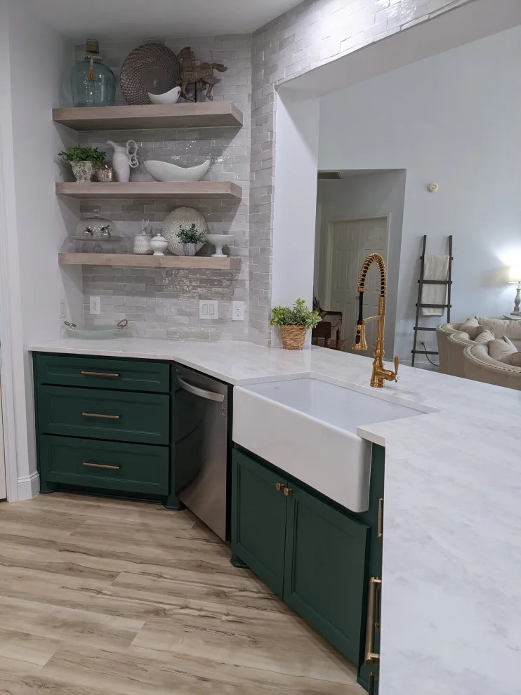 Pool Table Green Kitchen by Prime & Precision - Photo 12