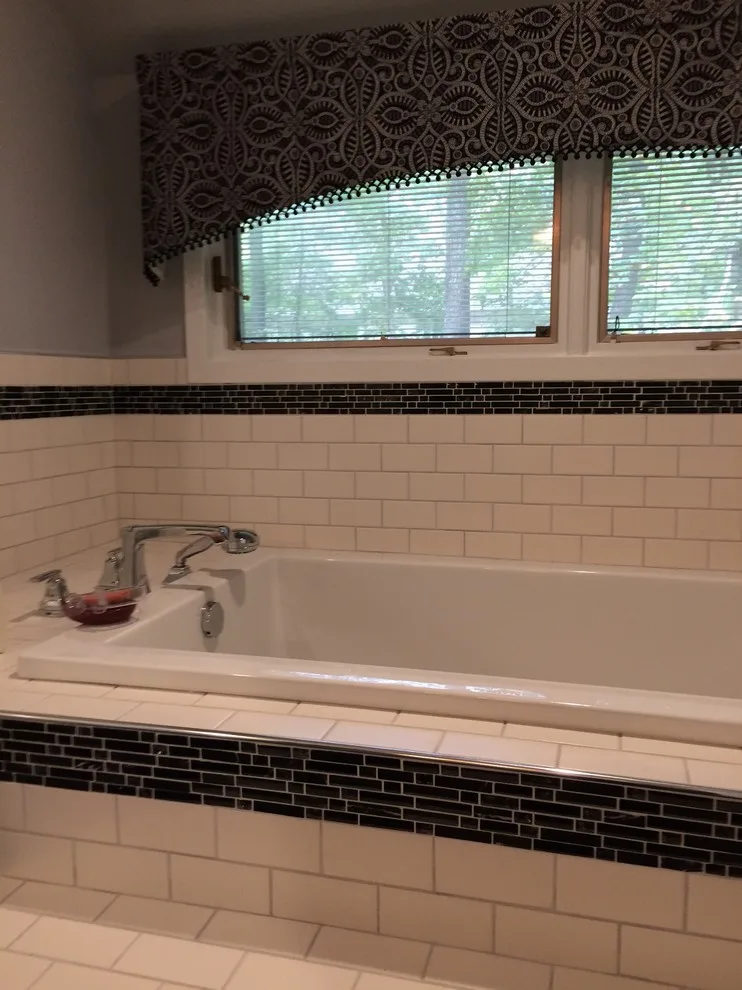 Monochrome Master Bathroom by Virginia Building And Remodeling - Photo 5