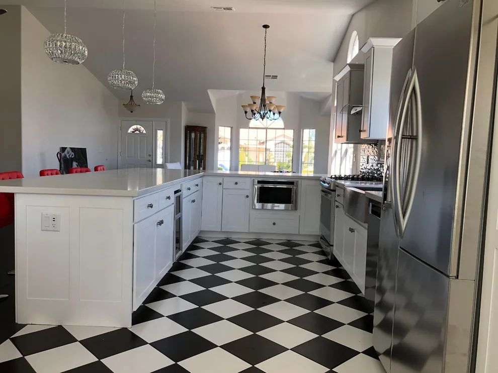Monochrome Contemporary Classic Kitchen by Ranieri Construction LLC - Photo 8