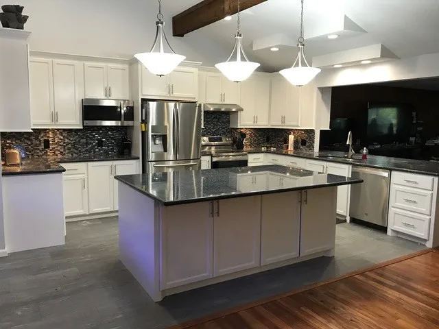 Monochrome Renovated Kitchen by Rick O's Construction And Remodeling - Photo 2