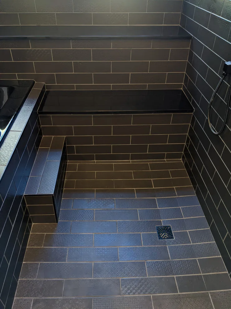 Monochrome Wet Room Bathroom by Prime & Precision - Photo 33