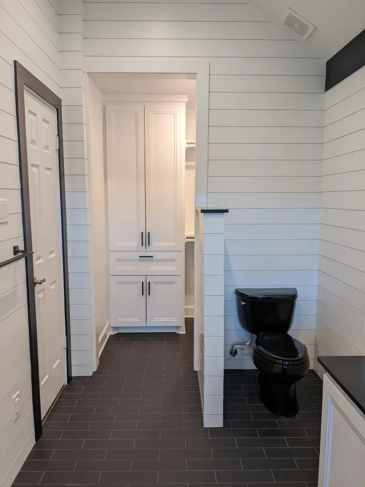 Monochrome Wet Room Bathroom by Prime & Precision - Photo 11