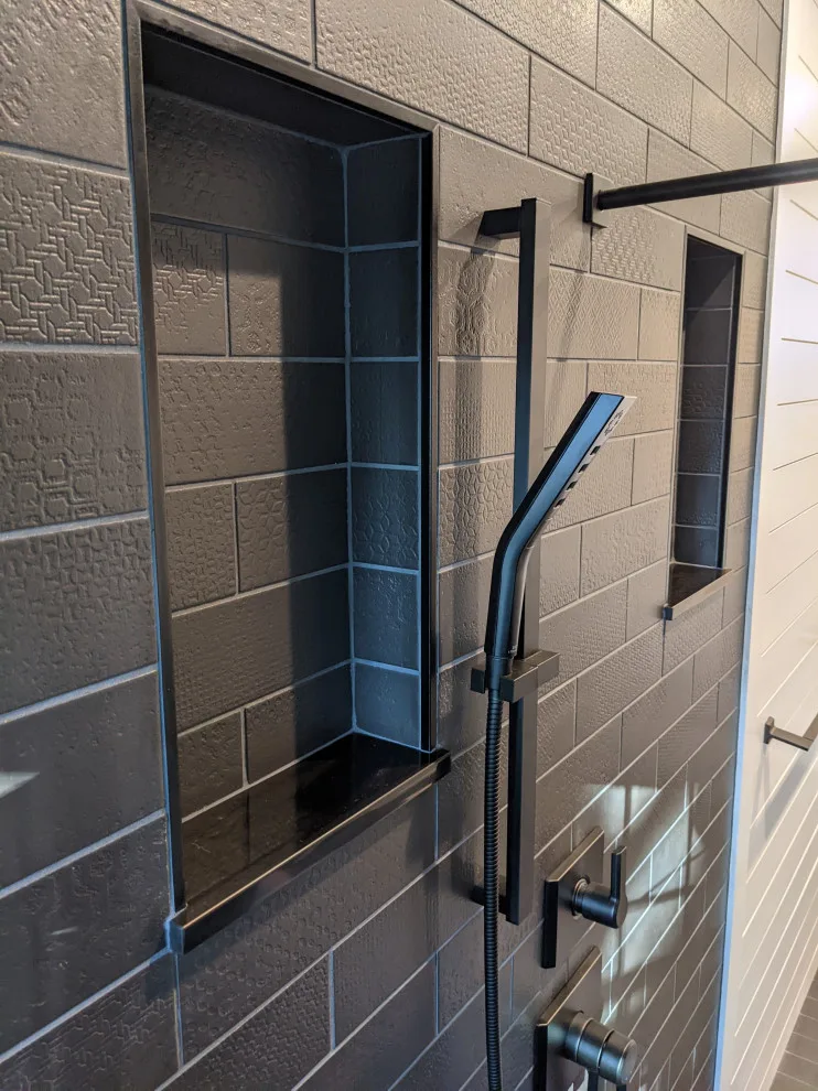 Monochrome Wet Room Bathroom by Prime & Precision - Photo 3